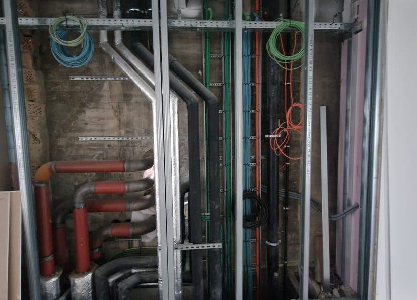 Weggewerkte technieken en leidingen